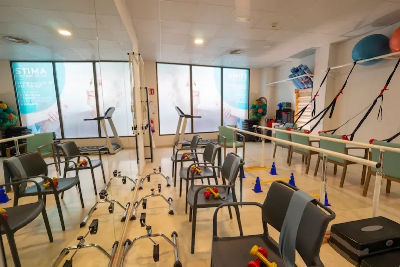 Gimnasio para personas mayores